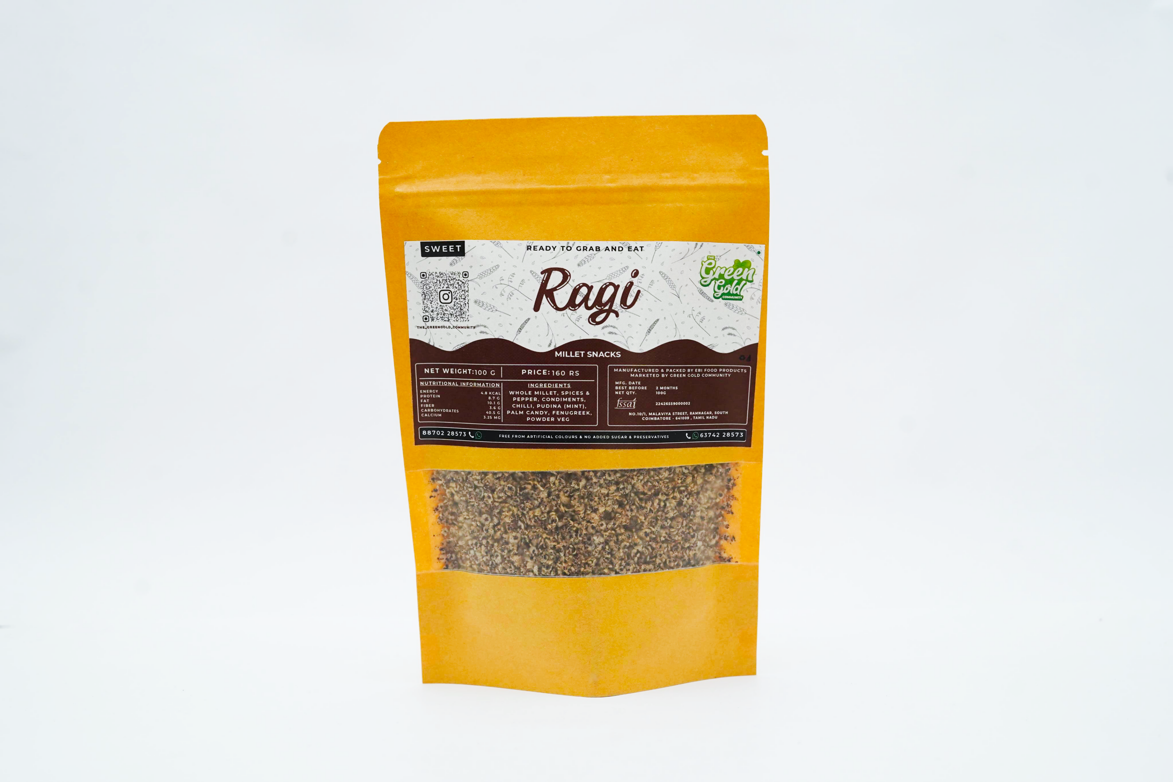 RAGI SWEET 100G