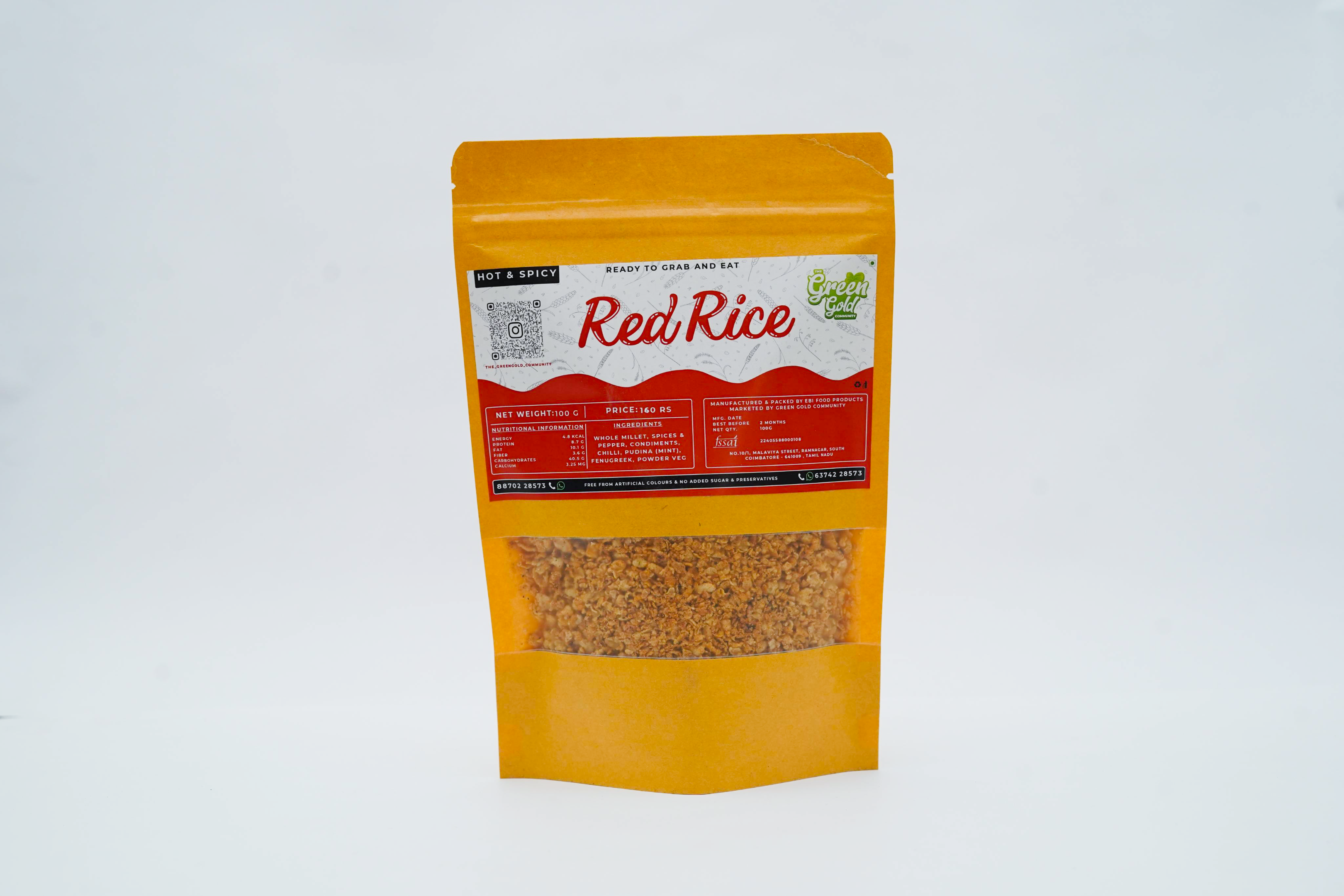 RED RICE HOT&SPICY 100G