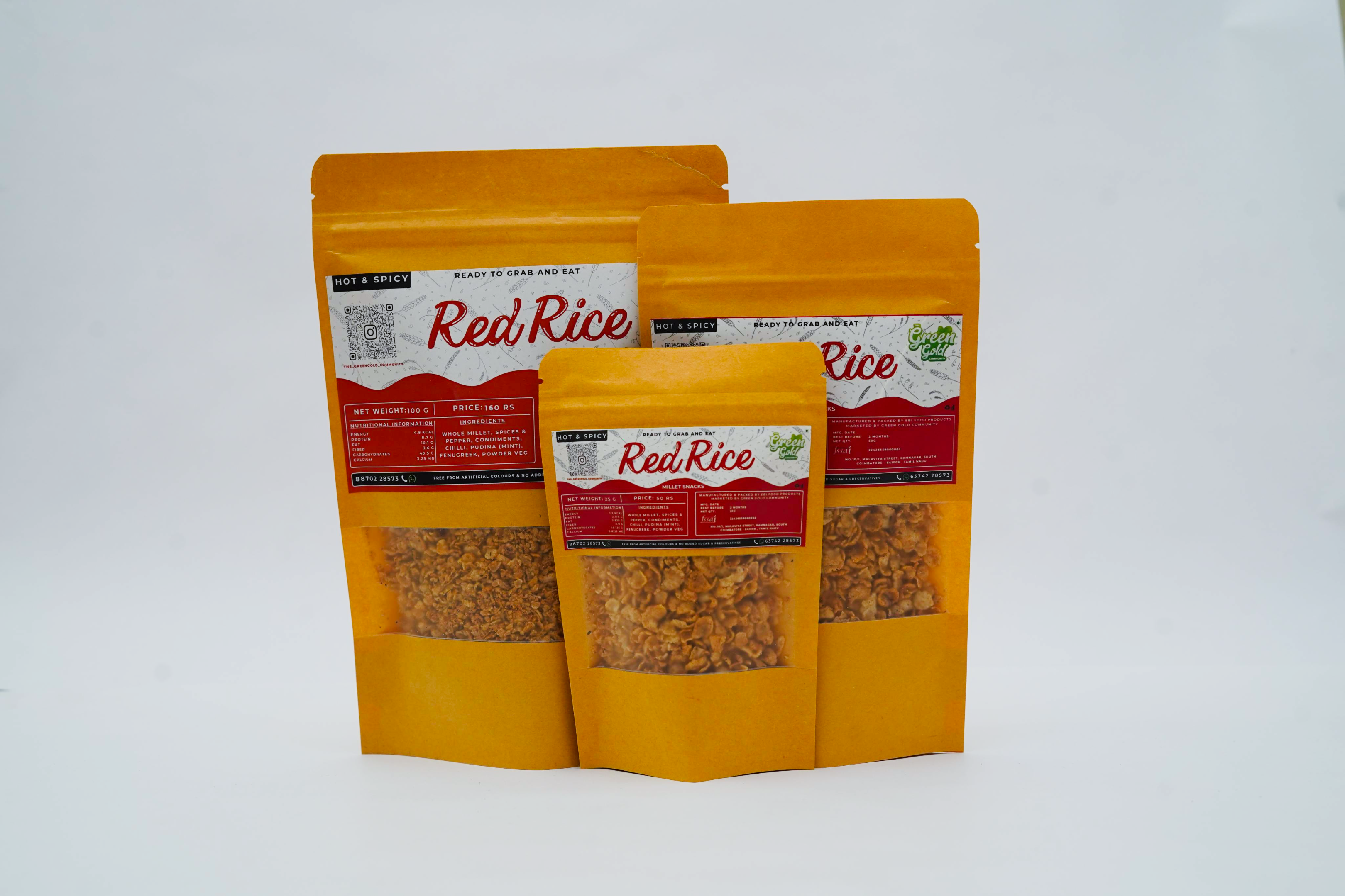 RED RICE HOT&SPICY 100G